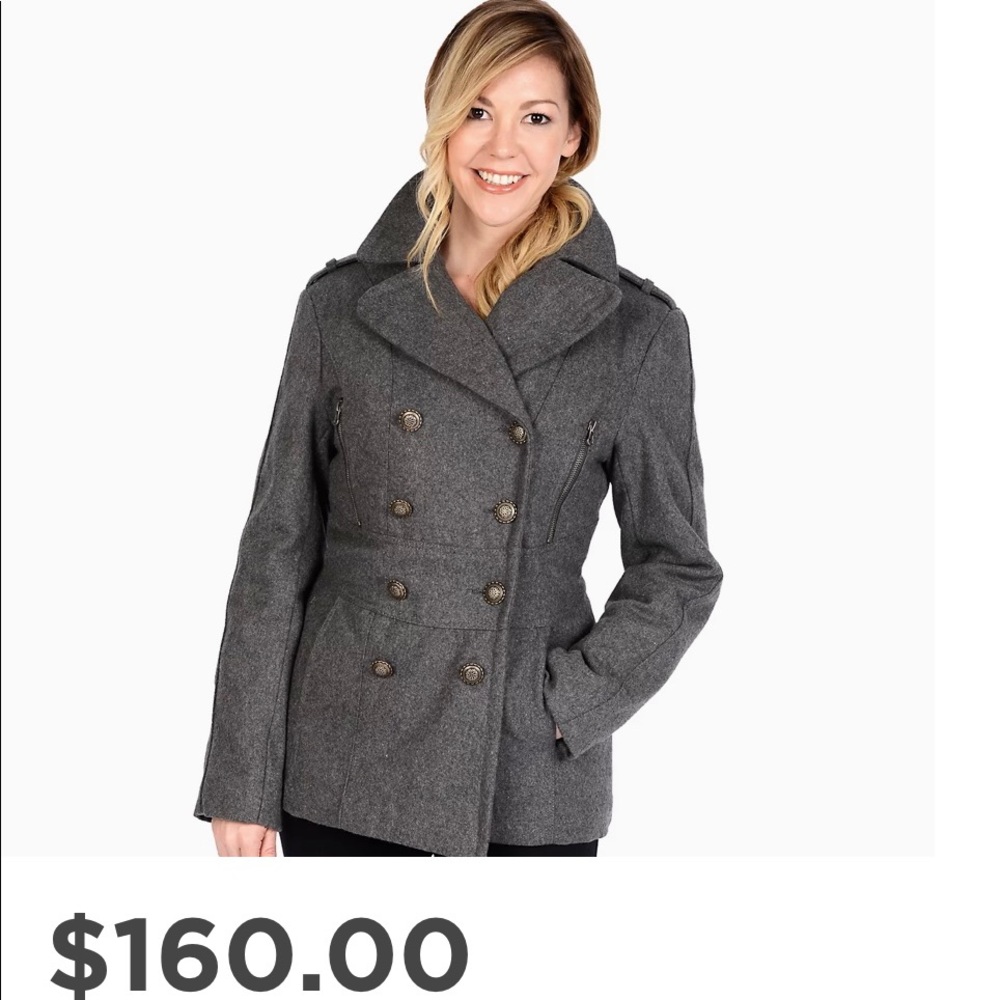 NEW!! Charcoal Coat in a Size Large!!